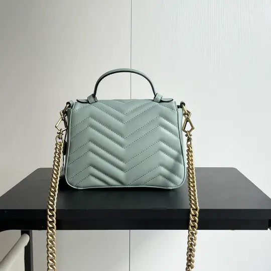 GG Marmont Mini Top Handle Bag