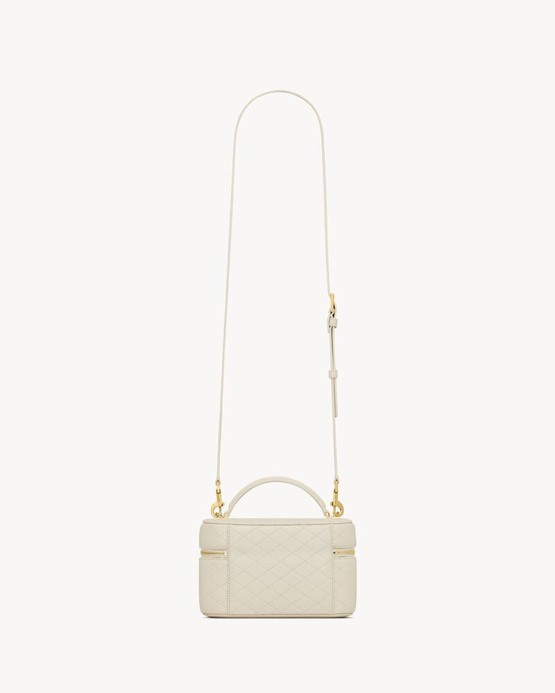 2026 Gaby Off-White Lambskin Cosmetic Bag 7667311EL079207