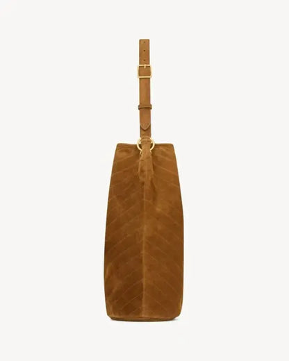 NIKI soft suede bucket bag