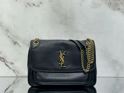 Niki Baby grained leather