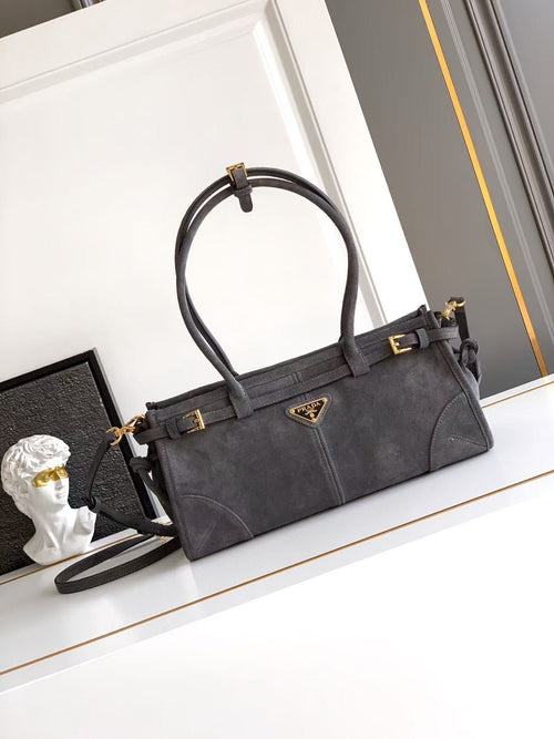 Bonnie medium suede handbag 1BA426_2C4S_F0308_V_MOO