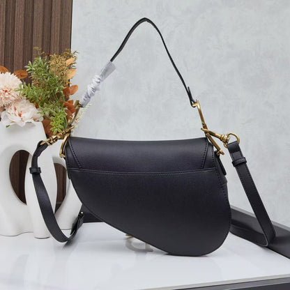 Saddle Bag with Grained Calfskin