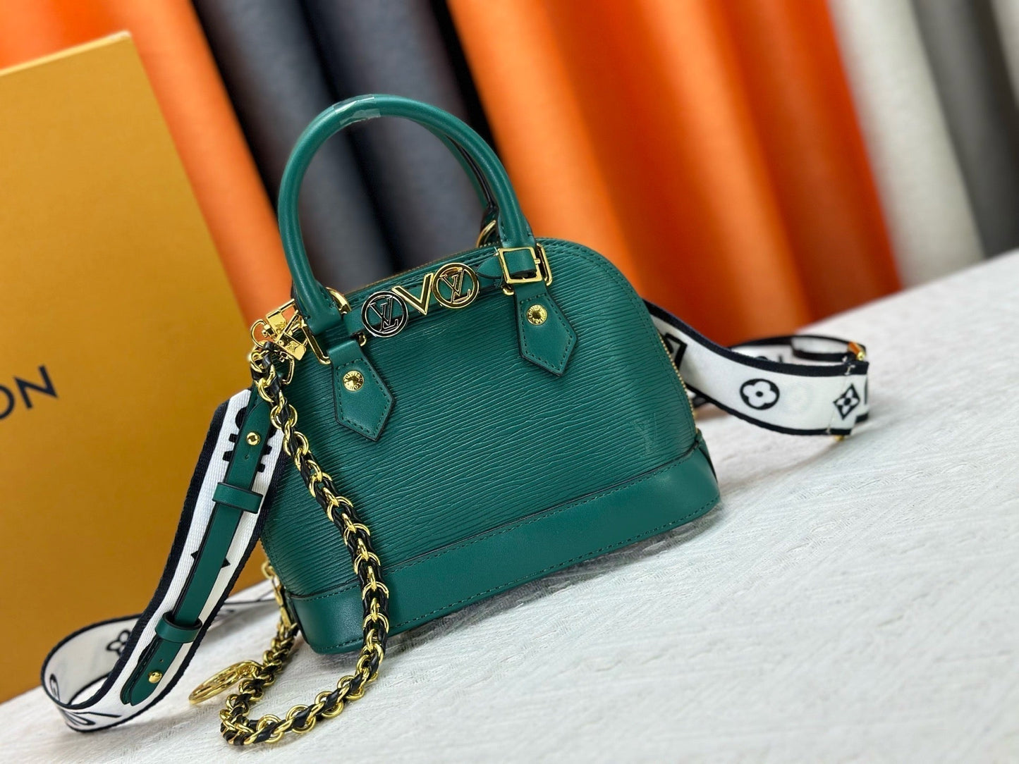 Alma BB Epi Leather Handbags M24645