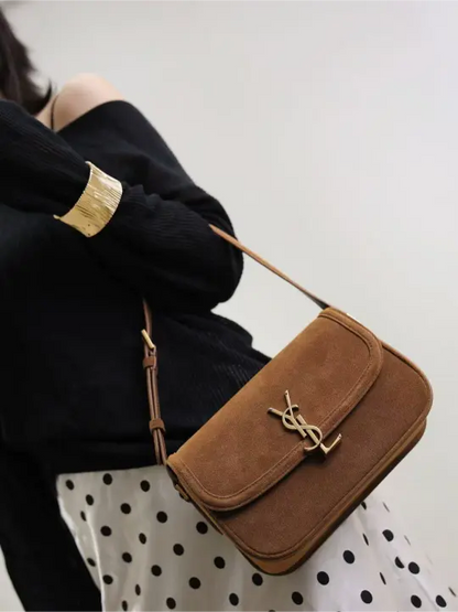 SOLFERINO MINI BOX LEATHER BAG suede