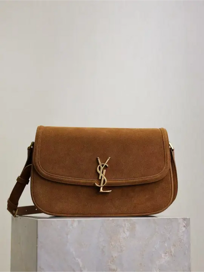 SOLFERINO MINI BOX LEATHER BAG suede