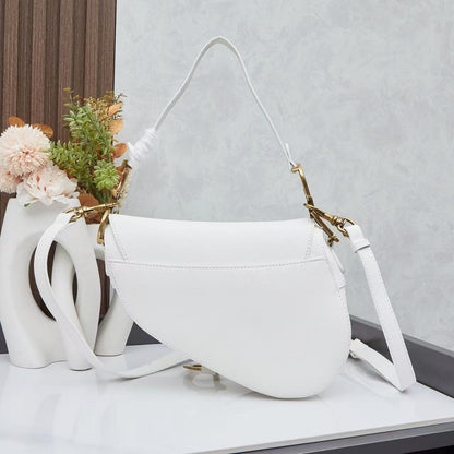 Saddle Bag with Grained Calfskin
