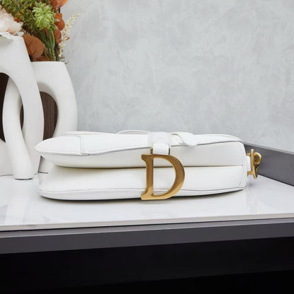 Saddle Bag with Grained Calfskin