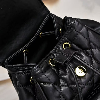 Small DR Caro Backpack Macrocannage Lambskin