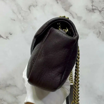 CALYPSO series elephant pattern lether chain bag