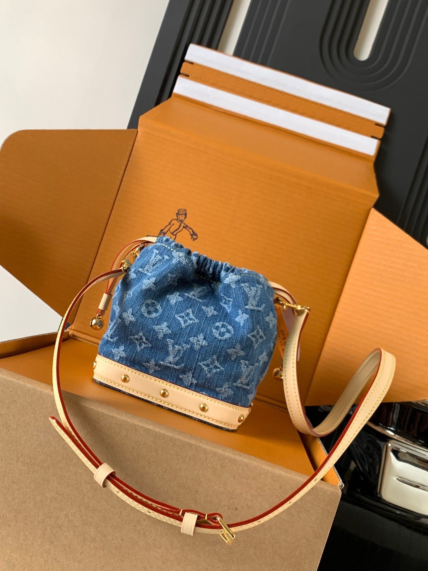 Nano Noé Monogram Denim M83043