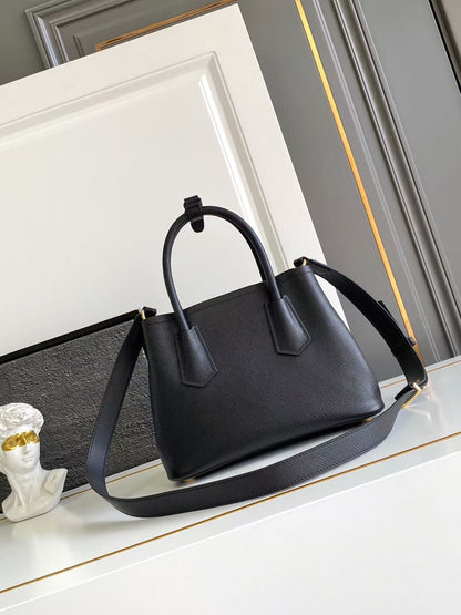 Double small Saffiano leather bag 1BG443