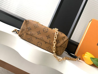 Monogram Reverse Canvas Atlantis BB Handbags M46816