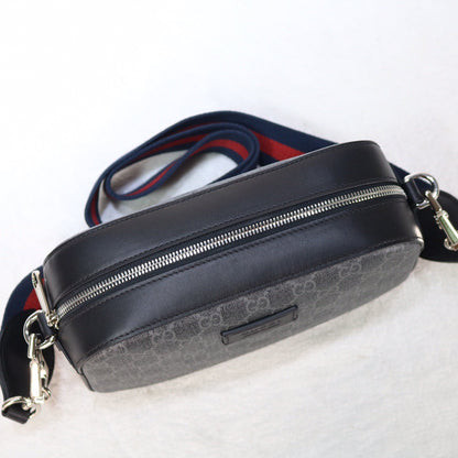 Black GG Imprime Camera Crossbody Bag