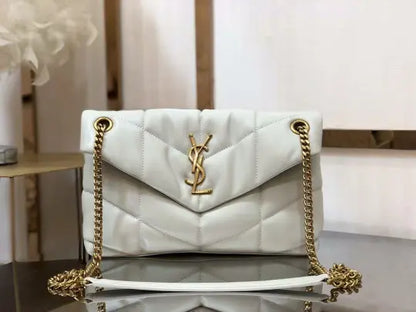 LOULOU PUFFER quilted lambskin bag