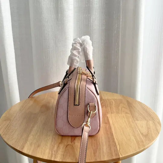 Ophidia Mini Boston Bag in Pink