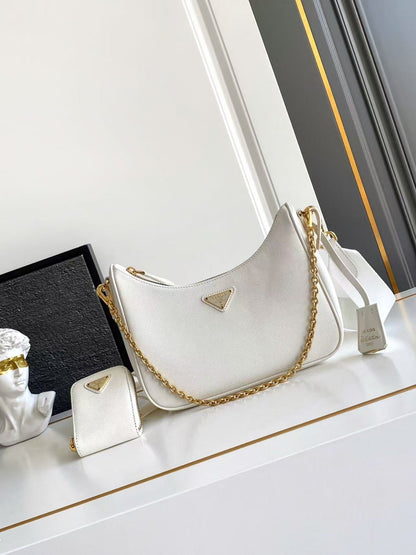 Re-Edition 2005 Saffiano leather bag 1BH204