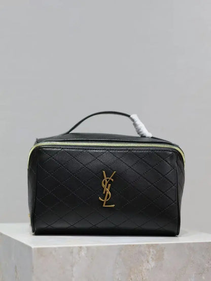 Gaby series cosmetic bag lambskin material