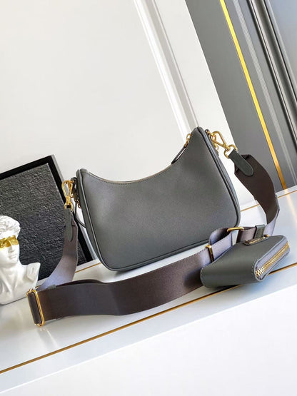 Re-Edition 2005 Saffiano leather bag 1BH204