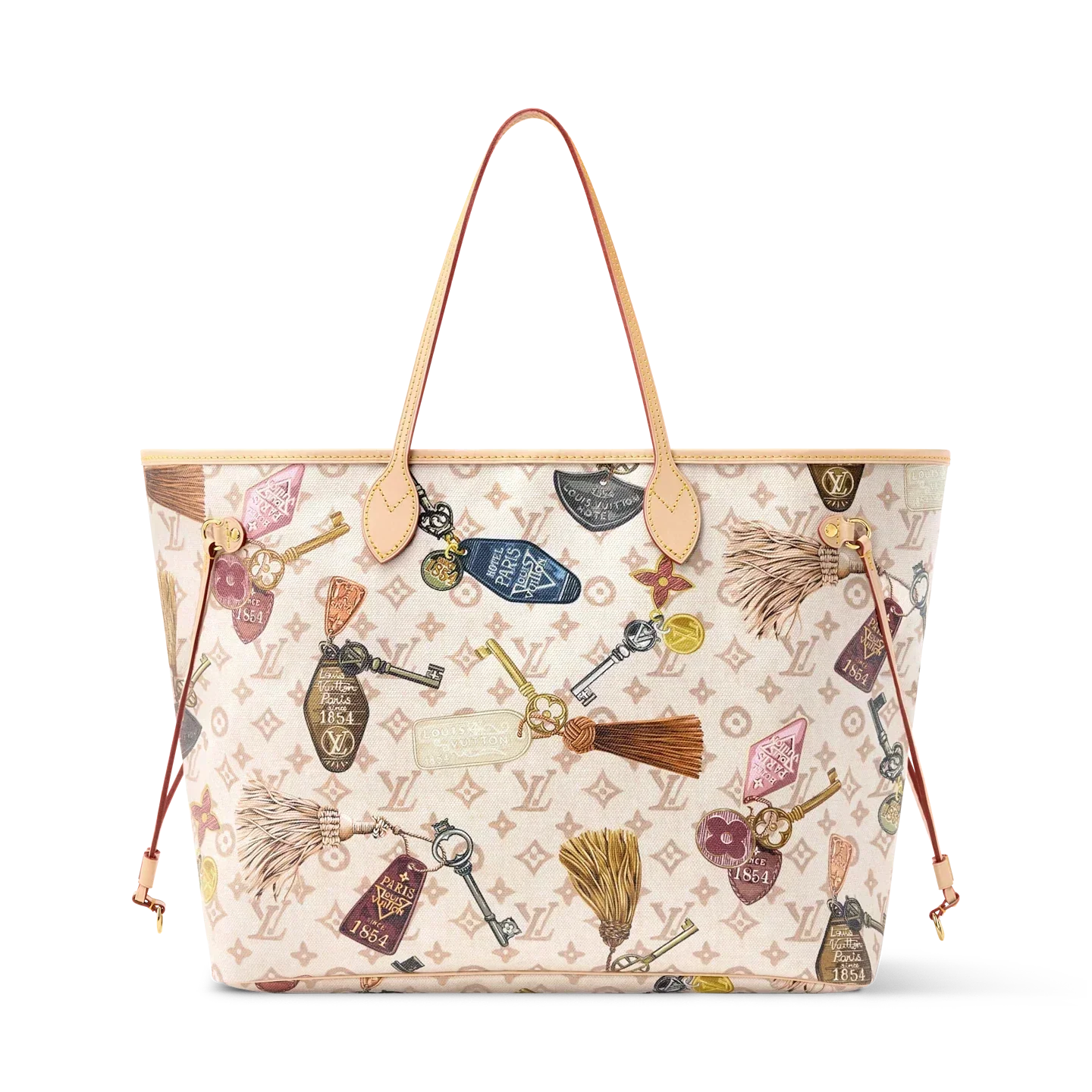 2026 Monogram Canvas Neverfull GM Handbag in a blend of linen and coated canvas M29449