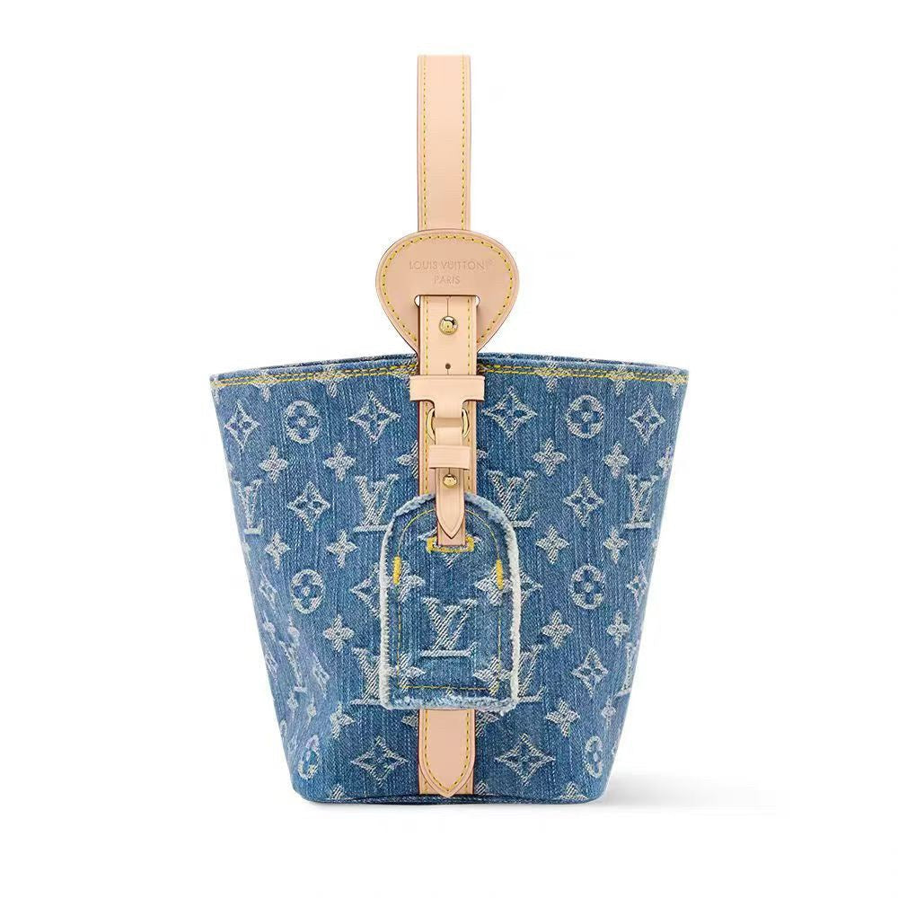 2026 All In BB Monogram Denim Canvas Tote M28107
