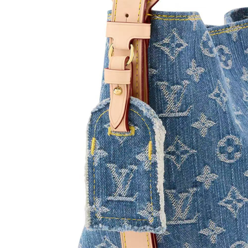 2026 All In BB Monogram Denim Canvas Tote M28107