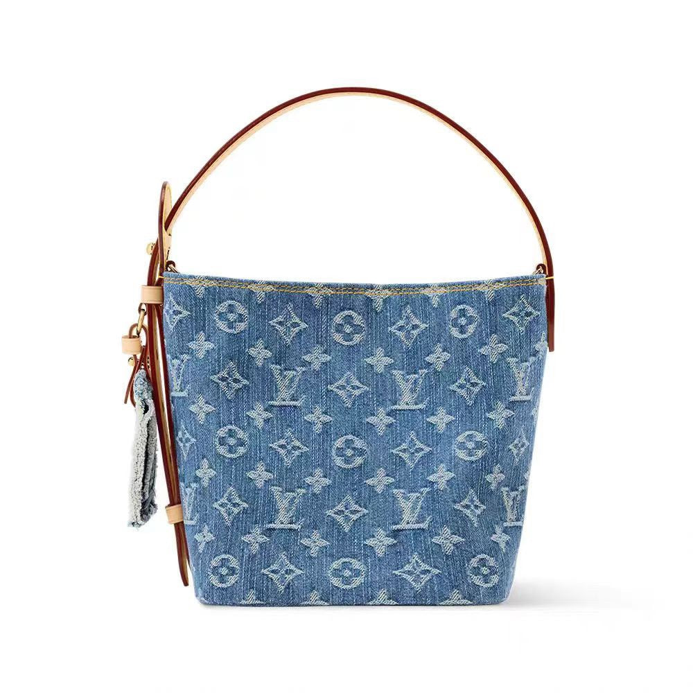 2026 All In BB Monogram Denim Canvas Tote M28107