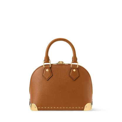 2026 The Alma Trunk BB is crafted from soft brown calfskin M29091