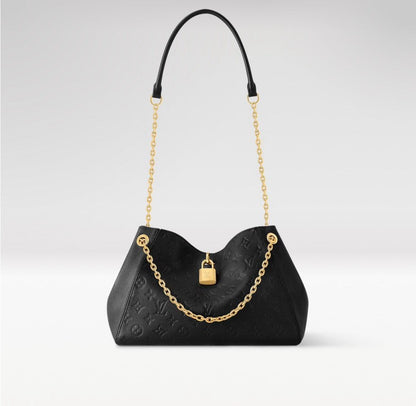 2026 Anytime PM Handbag in Black Monogram Empreinte Embossed Leather M14414
