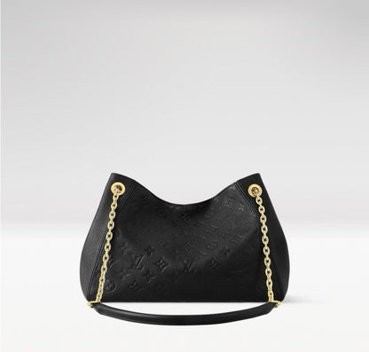 2026 Anytime PM Handbag in Black Monogram Empreinte Embossed Leather M14414