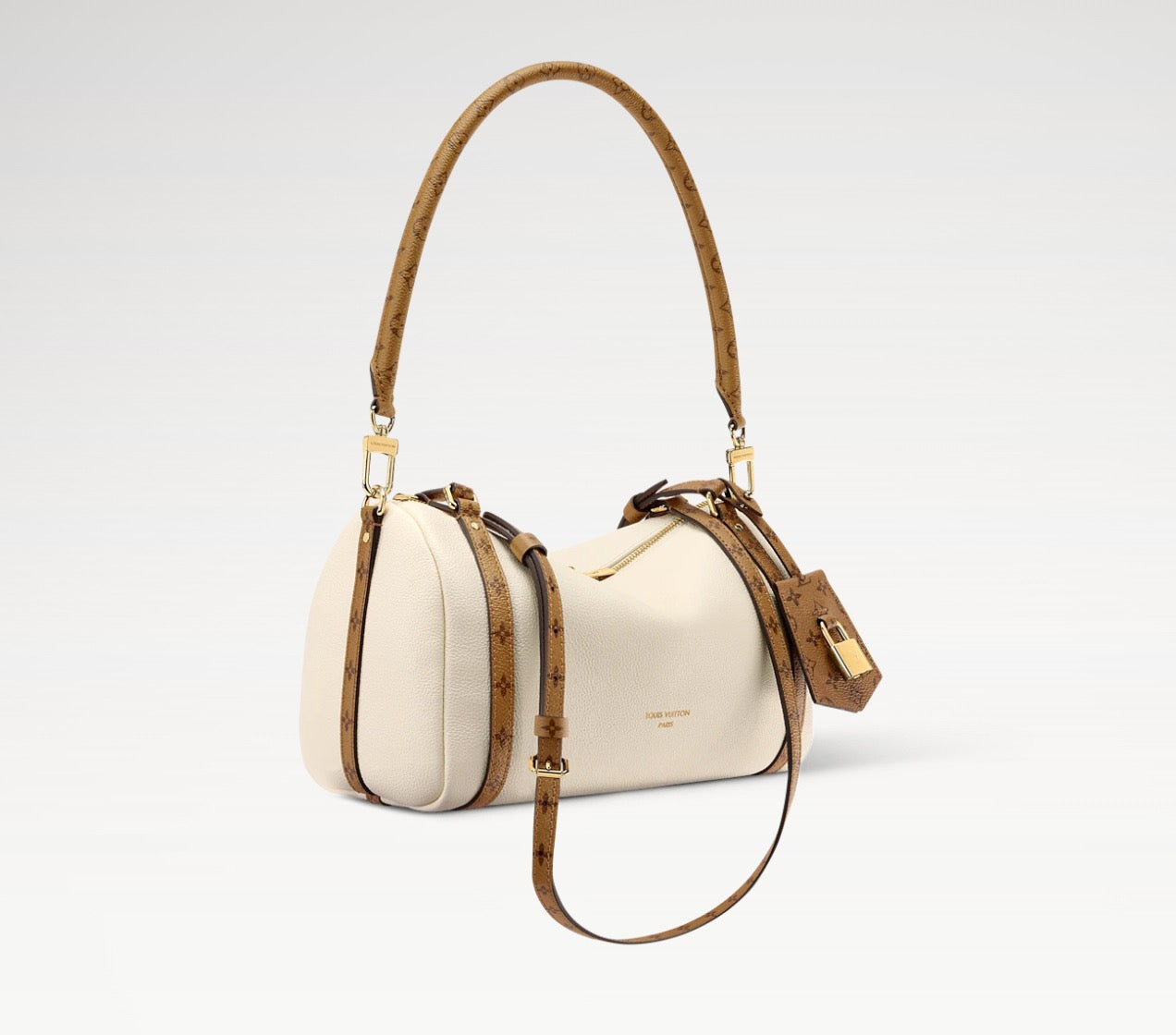 2026 Express PM Small Handbag in Vanilla Soft Calfskin M29392