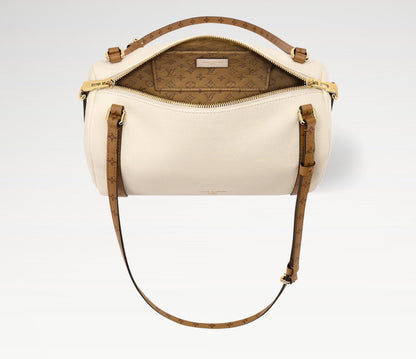 2026 Express PM Small Handbag in Vanilla Soft Calfskin M29392