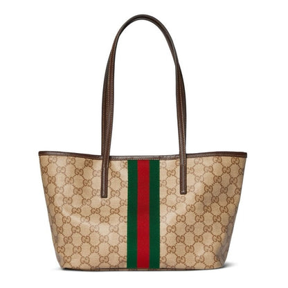 2026 Dark Brown GG Canvas Tote Bag 875236 FAF79 8547