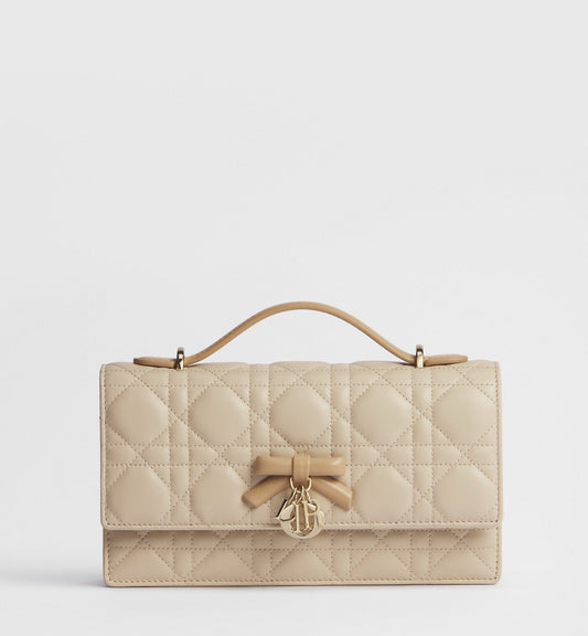 2026 Mini Chain Handbag in Camel-Beige Lambskin S0984OUQC_M10I
