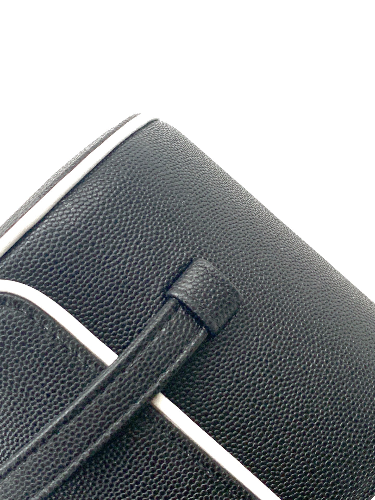 2026 Preppy Coco Black Grained Calfskin Bowling Bag |AS6181 B23794 U9310