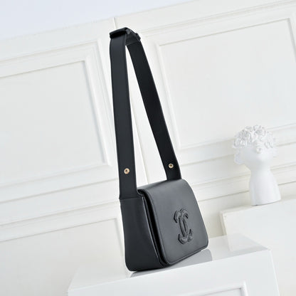2026 Black Lambskin Messenger Bag AS6222-B24367-94305