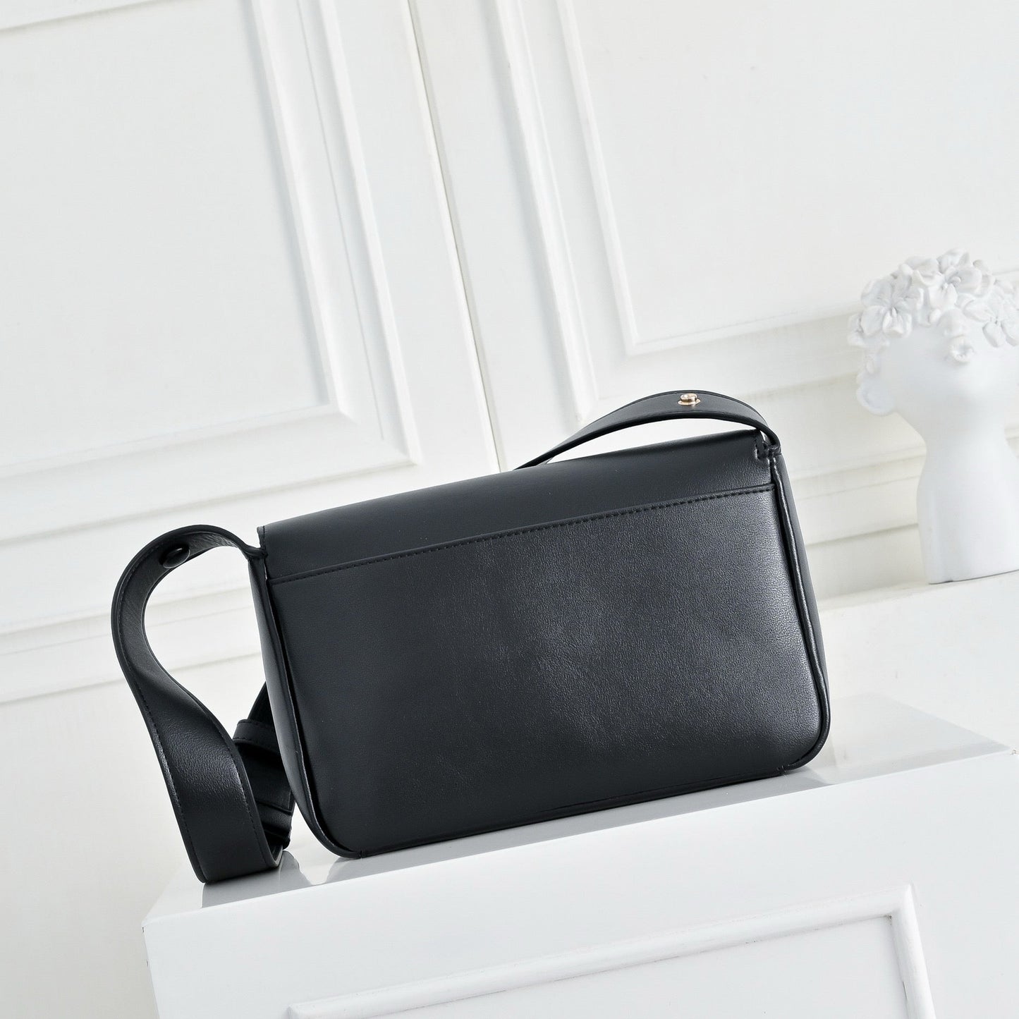 2026 Black Lambskin Messenger Bag AS6222-B24367-94305