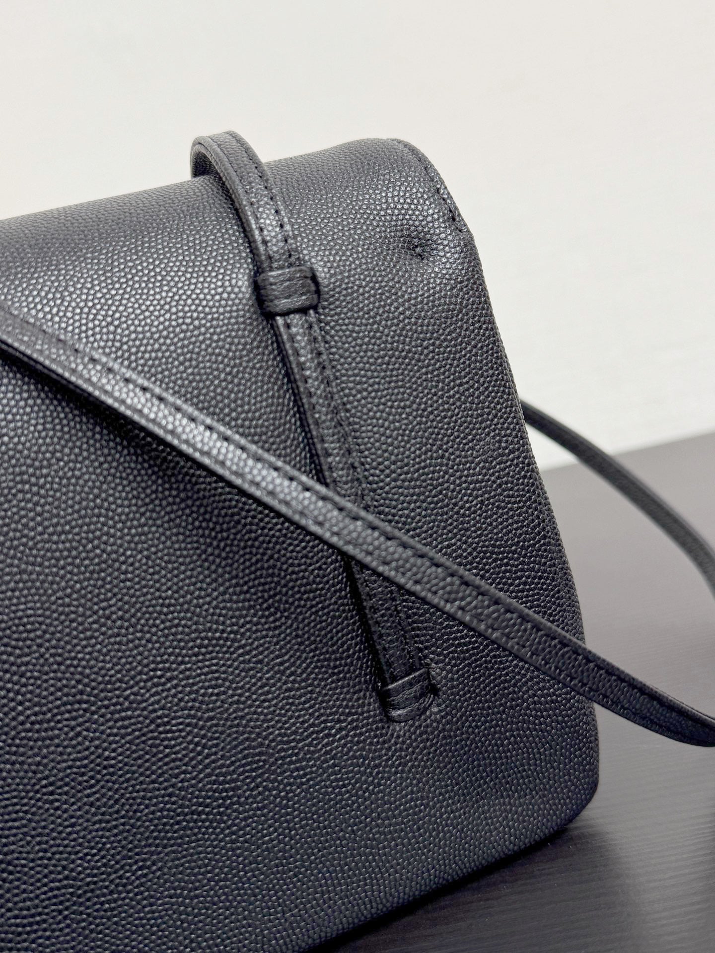 2026 Preppy Coco Small Flap Bag in Black Shiny Grained Calfskin AS6130 B23483 94305