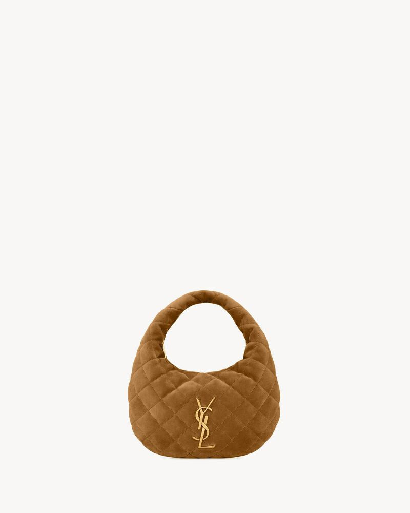 2026 Icarino Brown Quilted Nappa Leather Handbag 8516891U8072916