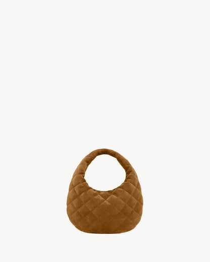 2026 Icarino Brown Quilted Nappa Leather Handbag 8516891U8072916