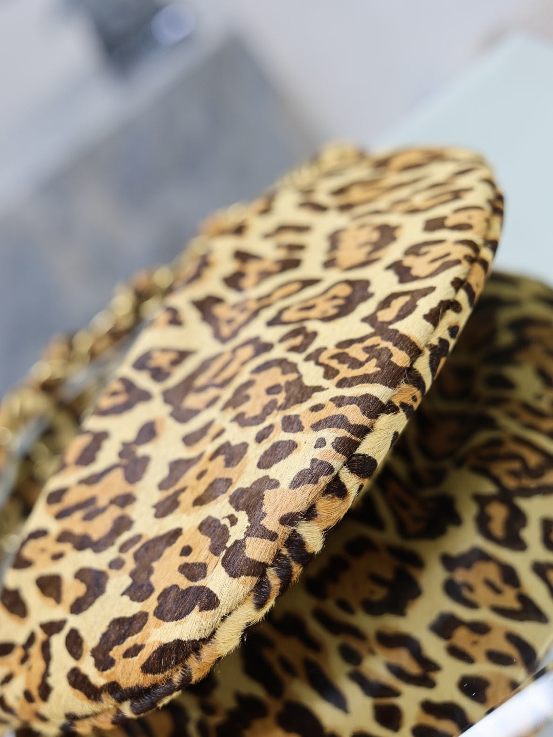 2026 Amalia Mini Leopard-Print Calf Hair/Pony Hair Tote 862558AAGIK2874