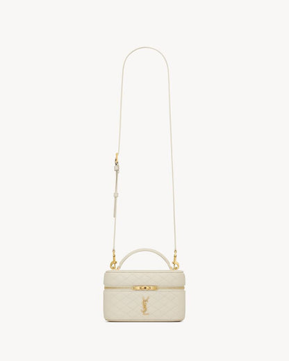 2026 Gaby Off-White Lambskin Cosmetic Bag 7667311EL079207