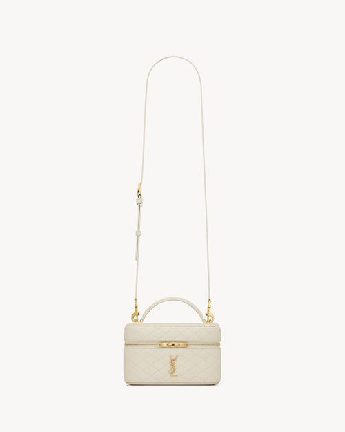 2026 Gaby Off-White Lambskin Cosmetic Bag 7667311EL079207