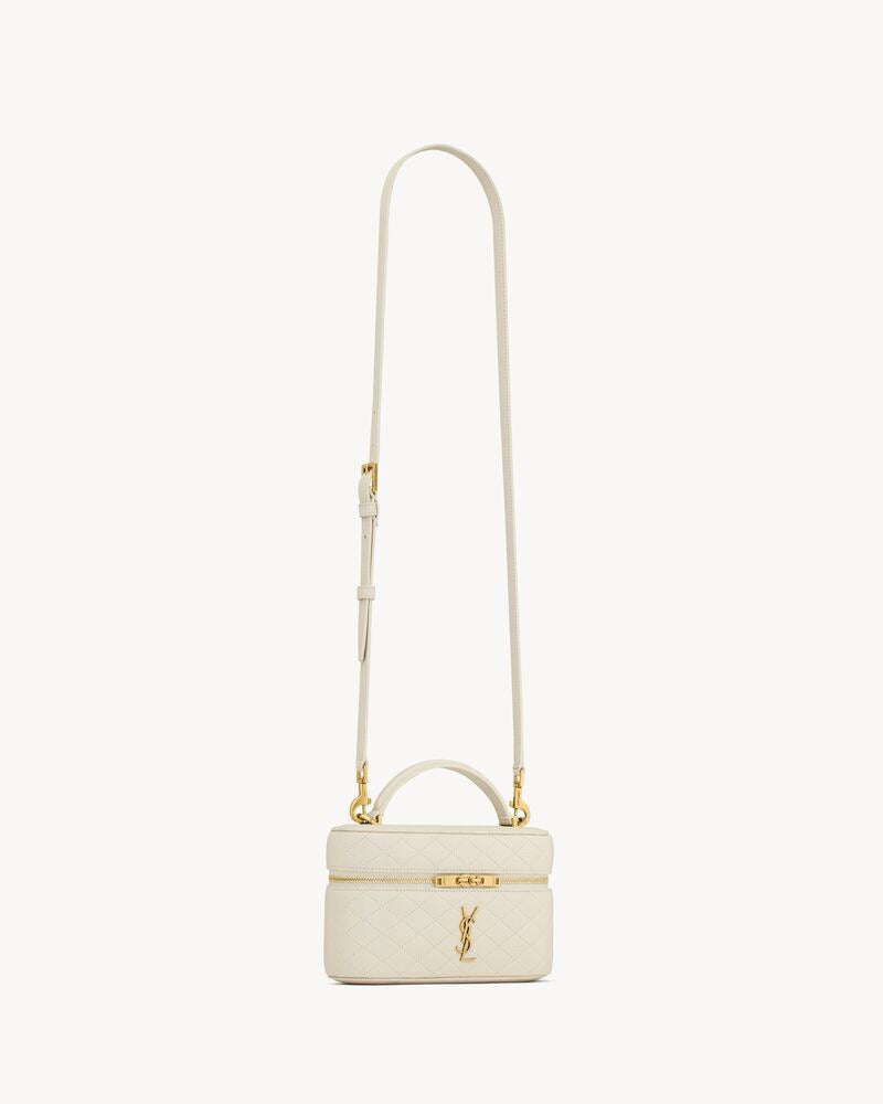 2026 Gaby Off-White Lambskin Cosmetic Bag 7667311EL079207