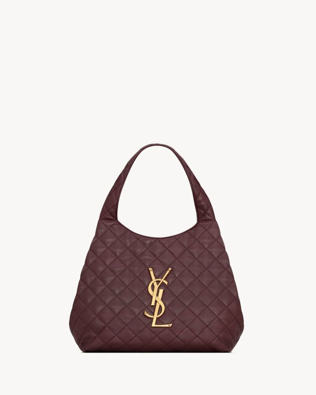 2026 ICARE Burgundy Quilted Lambskin Extra-Large Tote Bag 858191AAANG6195