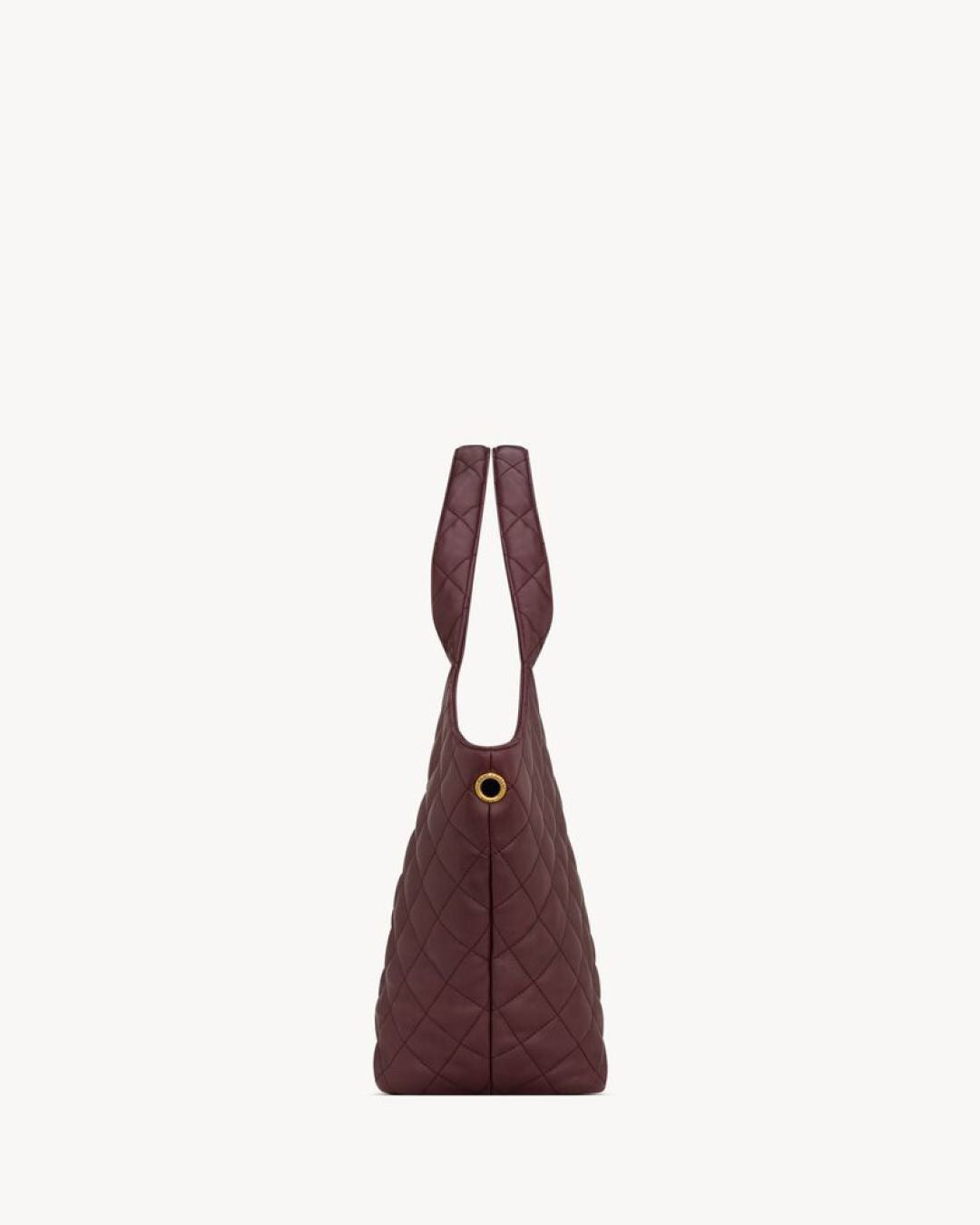 2026 ICARE Burgundy Quilted Lambskin Extra-Large Tote Bag 858191AAANG6195