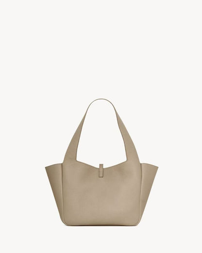 2026 Medium LE 5 À 7 BEA Beige Deer Leather or Cowhide Tote Bag 763435AADUU1346