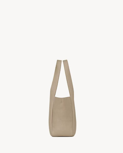 2026 Medium LE 5 À 7 BEA Beige Deer Leather or Cowhide Tote Bag 763435AADUU1346