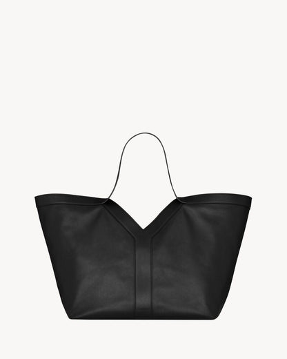 2026 Y Tote Bag, Black Grained Calfskin 817602AAEB31000