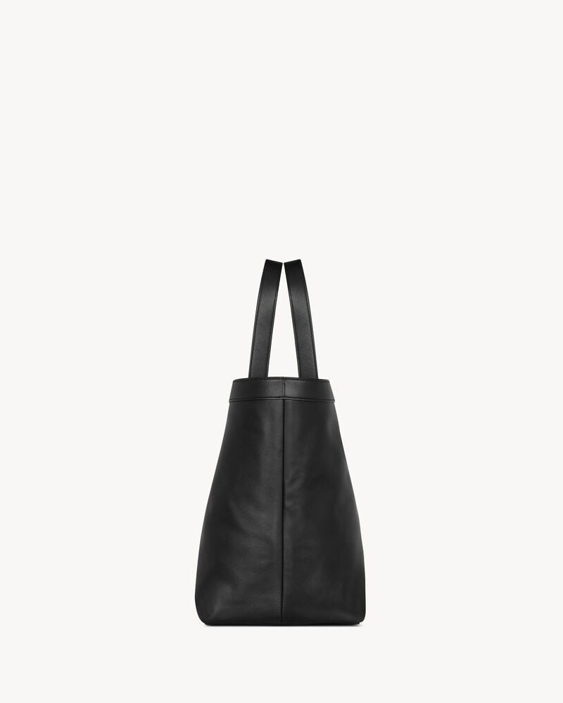2026 Y Tote Bag, Black Grained Calfskin 817602AAEB31000