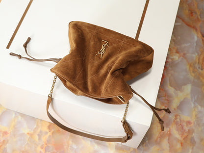 2026 Jamie Brown Suede Drawstring Bag/Shoulder Bag 8627121U8P72916